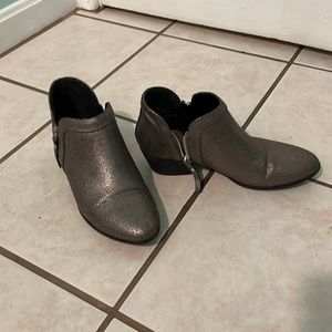 Just Fabulous silver booties